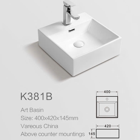 Lavabo treo tường K381B