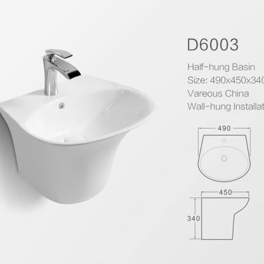 Lavabo treo tường D6003