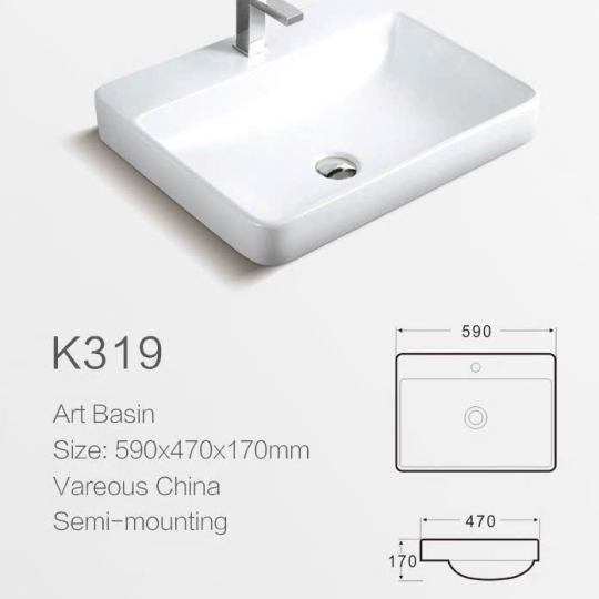 Lavabo đặt bàn K319