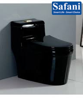 Bồn cầu 1 khối đen bóng SA9267
