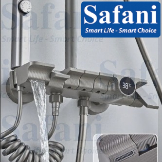 Sen cây phím đàn hiển thị nhiệt độ sơn tĩnh điện xám 1019