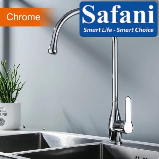 Vòi rửa chén nóng lạnh inox sus 304 mạ crome 2011