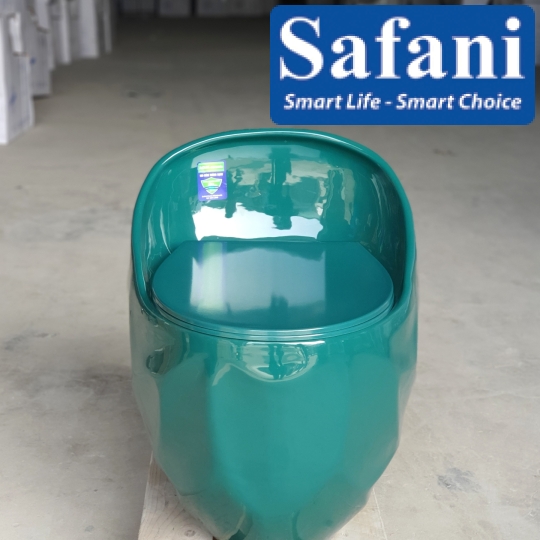 Bồn cầu trứng hạt lạc xanh rêu SA2223