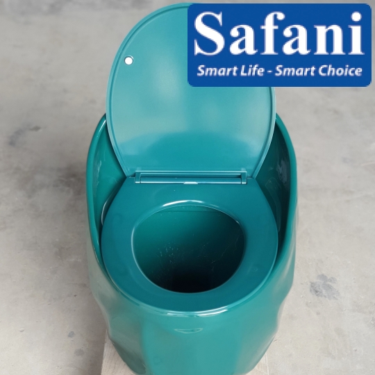 Bồn cầu trứng hạt lạc xanh rêu SA2223