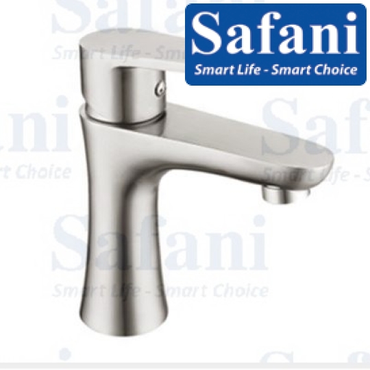 Vòi lavabo nóng lạnh inox 304 20cm mã 718