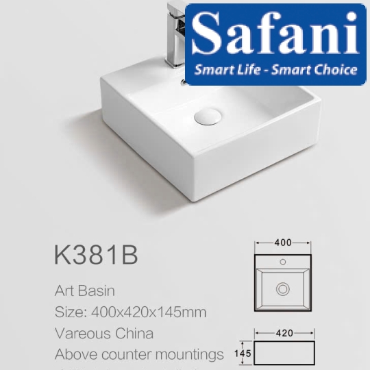 Lavabo treo tường K381B