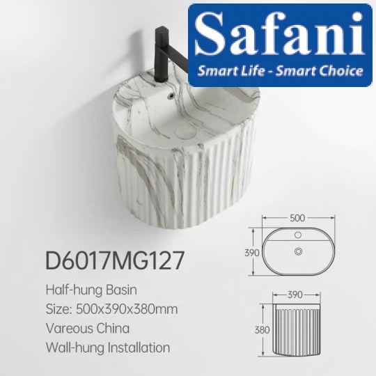Lavabo treo tường D6017MG127